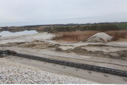 Photo Textures of Background Gravel Mining